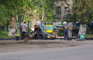 На Советской отремонтируют около полутора километров тротуаров