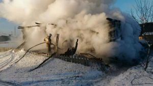 Пожар в Покровском