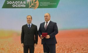 Дмитрий Медведев вручил государственную награду Сергею Гущину