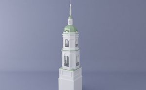 3D модель колокольни